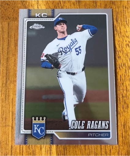 2026 Topps Chrome #91 Cole Ragans — front
