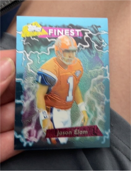 1995 Topps Finest #138 Jason Elam — front