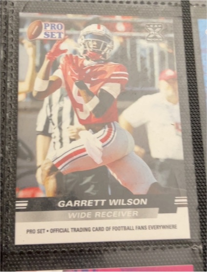 2022 Leaf Pro Set Draft #PS-07 Garrett Wilson — front