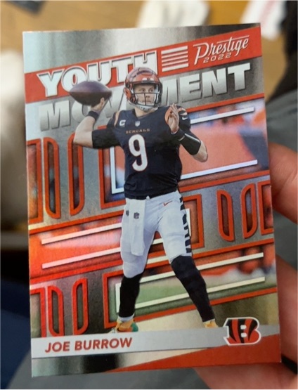 2022 Panini Prestige Youth Movement #YM-17 Joe Burrow — front