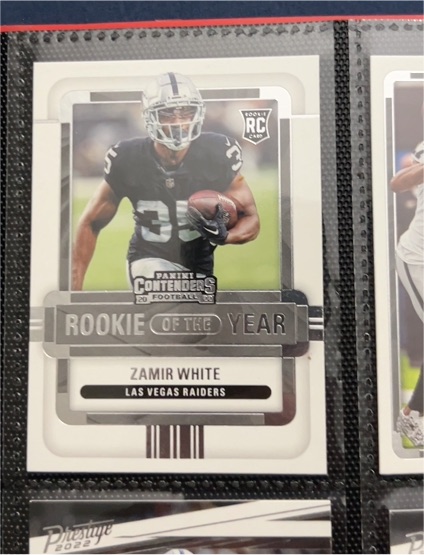 2022 Panini Contenders Rookie of the Year #ROY-ZWH Zamir White — front