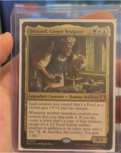 2023 Magic: The Gathering #0027 Brenard, Ginger Sculptor — front