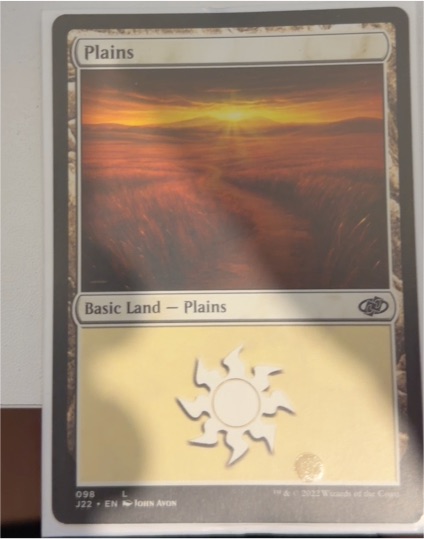 2022 Magic: The Gathering #098 Plains John Avon — front
