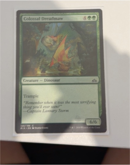 2018 Magic: The Gathering Core Set 2019 #172 Colossal Dreadmaw — front