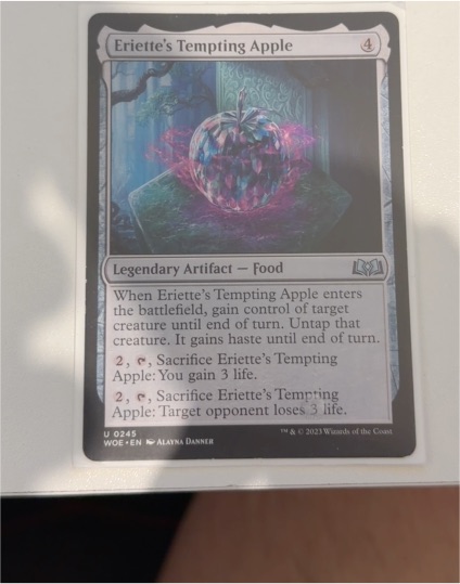 2023 Wilds of Eldraine #245 Eriette's Tempting Apple — front