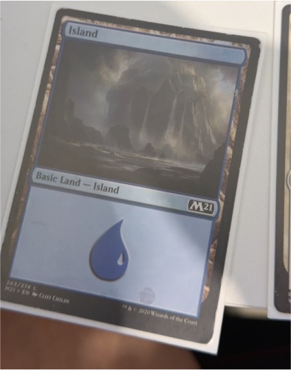 Magic: The Gathering 2020 Core Set #263 Island — front