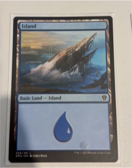 2022 Magic: The Gathering Dominaria United #266 Island — front