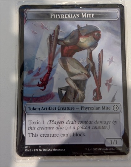2023 Magic: The Gathering #011 Phyrexian Mite Token — front