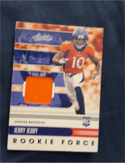 2020 Panini Absolute #7 Jerry Jeudy Rookie Force — front