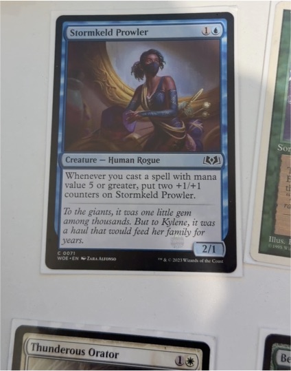2023 Magic: The Gathering #0071 Stormkeld Prowler — front