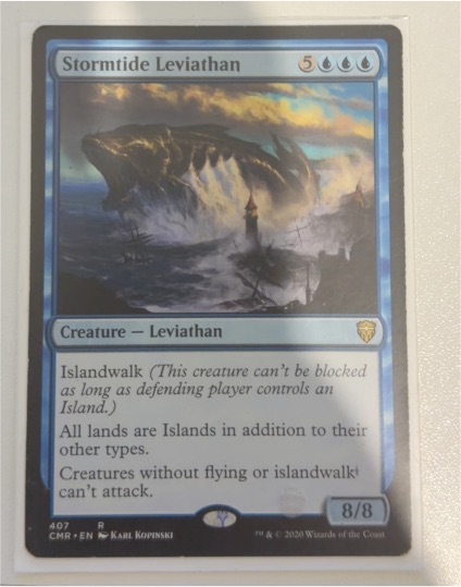 2020 Commander Legends #407 Stormtide Leviathan — front