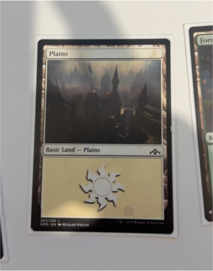 2018 Magic: The Gathering #260 Plains Guilds of Ravnica — front