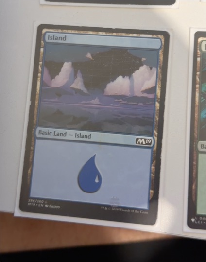 Magic: The Gathering 2019 Core Set #266 Island — front