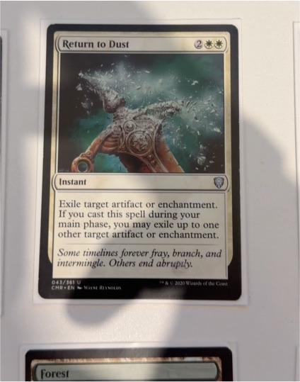 2020 Magic: The Gathering #041 Return to Dust — front