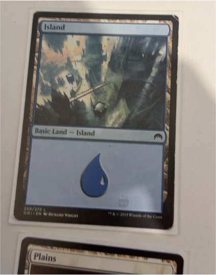 2015 Magic: The Gathering #259 Island — front