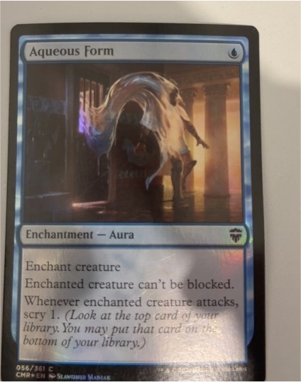 2021 Commander Legends #56 Aqueous Form — front