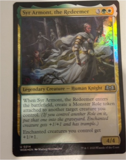 2023 Magic: The Gathering #214 Syr Armont, the Redeemer — front
