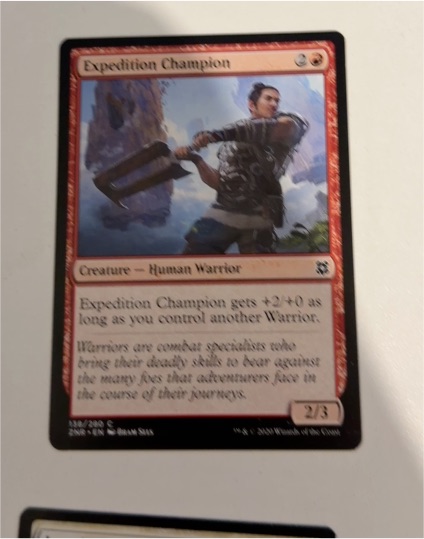 2020 Magic: The Gathering Zendikar Rising #138 Expedition Champion — front