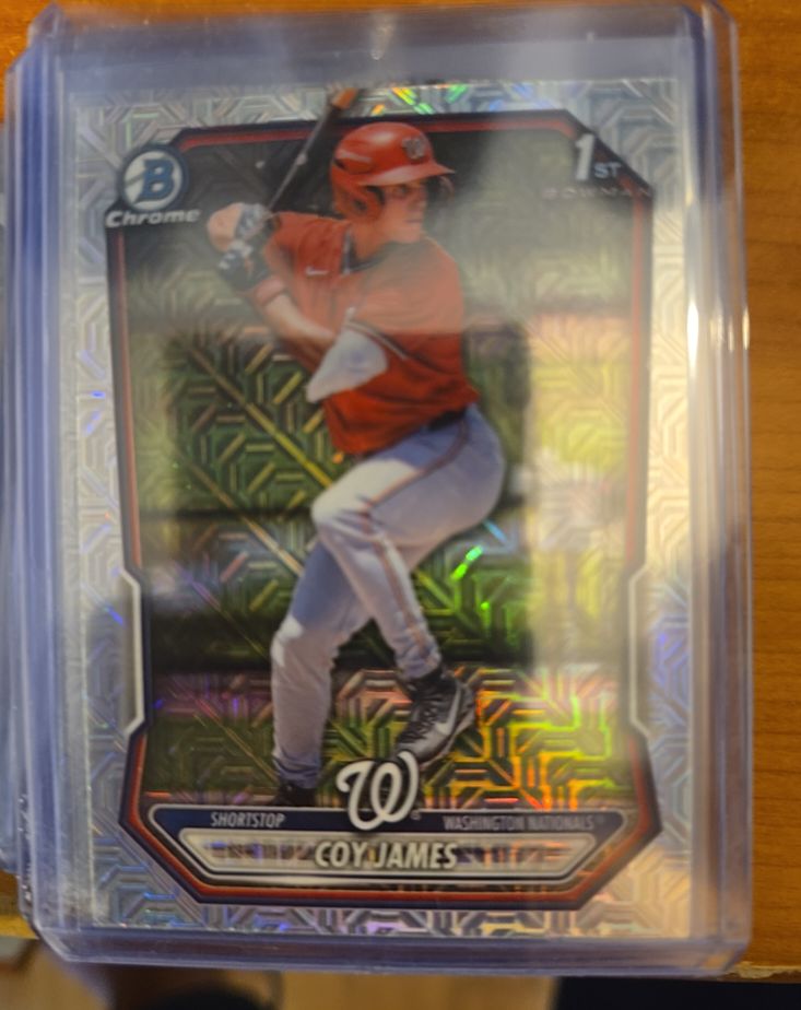 2026 Bowman Chrome #BCP-33 Coy James — front
