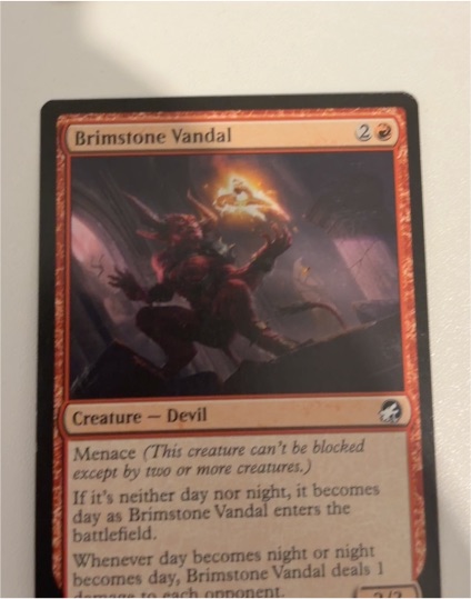 2021 Magic: The Gathering #130 Brimstone Vandal — front