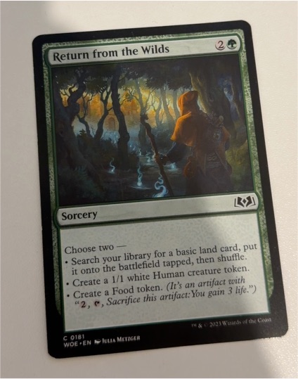 2023 Wilds of Eldraine #181 Return from the Wilds — front