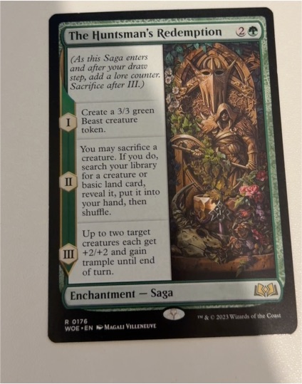 2023 Wizards of the Coast Wilds of Eldraine #176 The Huntsman's Redemption — front
