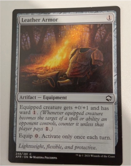 2021 Magic: The Gathering #248 Leather Armor — front