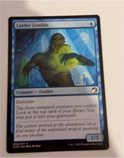 2021 Innistrad: Midnight Hunt #058 Larder Zombie — front
