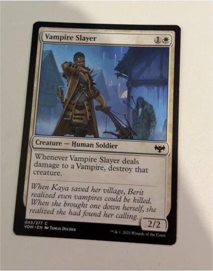 2021 Innistrad: Crimson Vow #43 Vampire Slayer — front