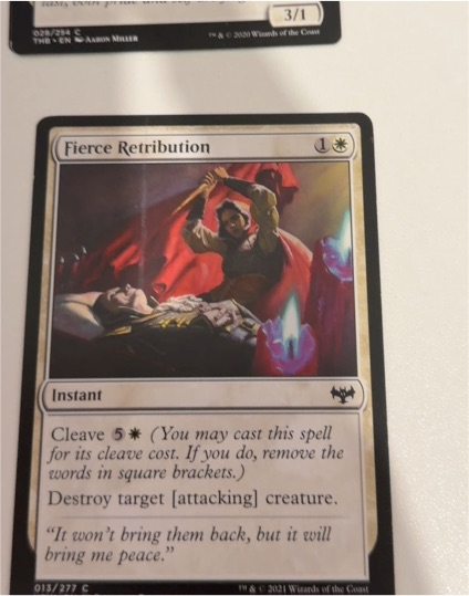 2021 Innistrad: Crimson Vow #13 Fierce Retribution — front