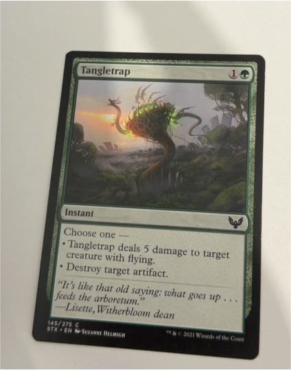 2021 Magic: The Gathering #145 Tangletrap — front