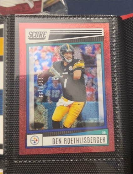 2022 Panini Score #214 Ben Roethlisberger — front