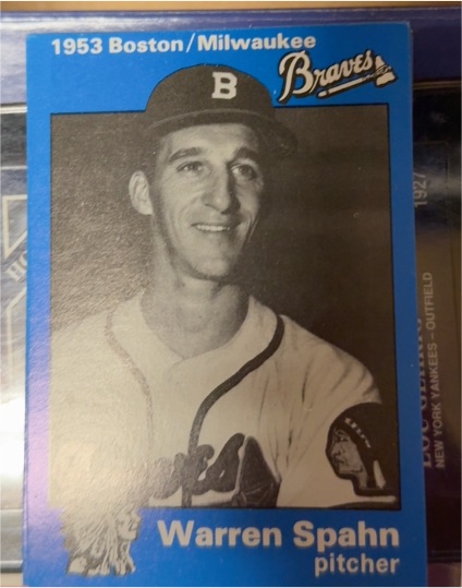 1977 Renata Galasso #38 Warren Spahn — front