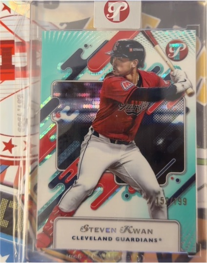 2025 Topps Pristine #52 Steven Kwan — front