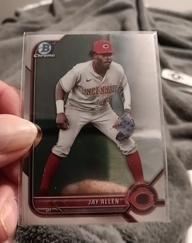 2022 Bowman Chrome Prospects #BCP-114 Jay Allen — front
