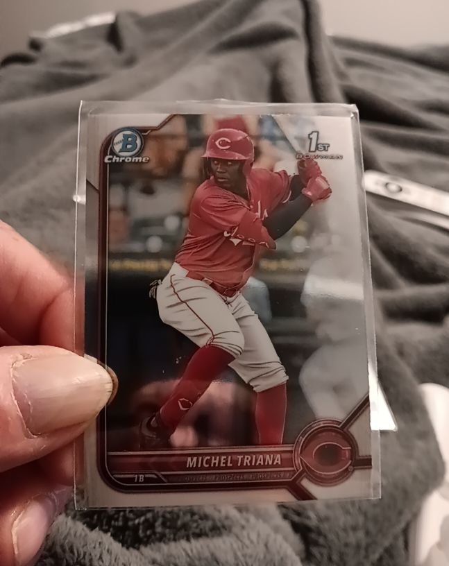 2022 Bowman Chrome #BCP-75 Michel Triana — front