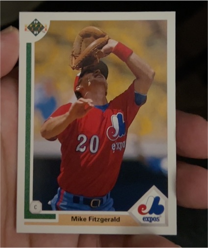 1991 Upper Deck #516 Mike Fitzgerald — front