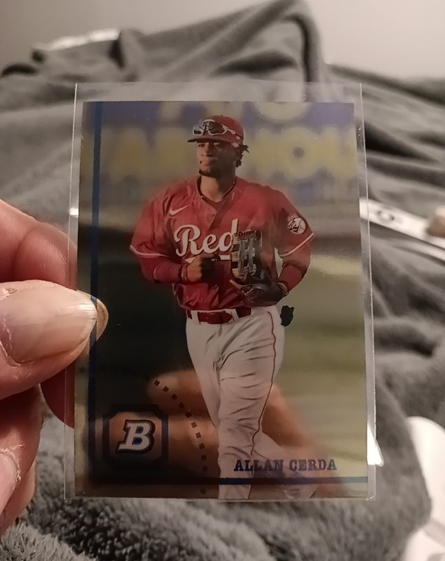 2022 Bowman Heritage Chrome #BHPC-27 Allan Cerda — front