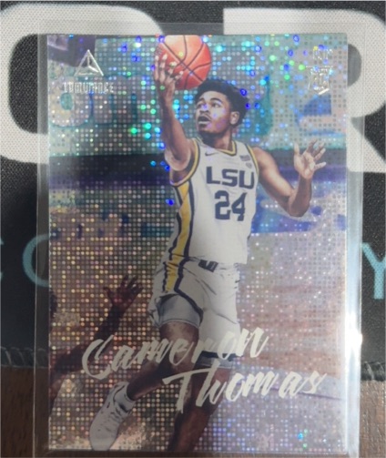 2021-22 Panini Chronicles Draft Picks Luminance #90 Cameron Thomas — front