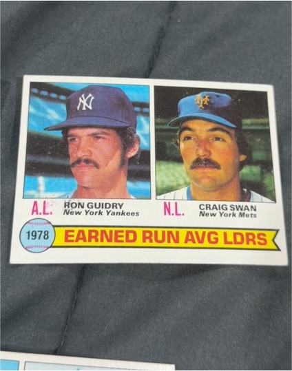 1979 Topps #7 Ron Guidry / Craig Swan — front