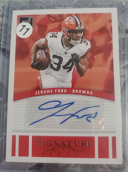 2024 Panini Donruss Signature Series #SSE-JFO Jerome Ford — front