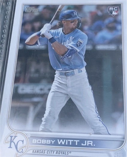 2022 Topps #660 Bobby Witt Jr. — front
