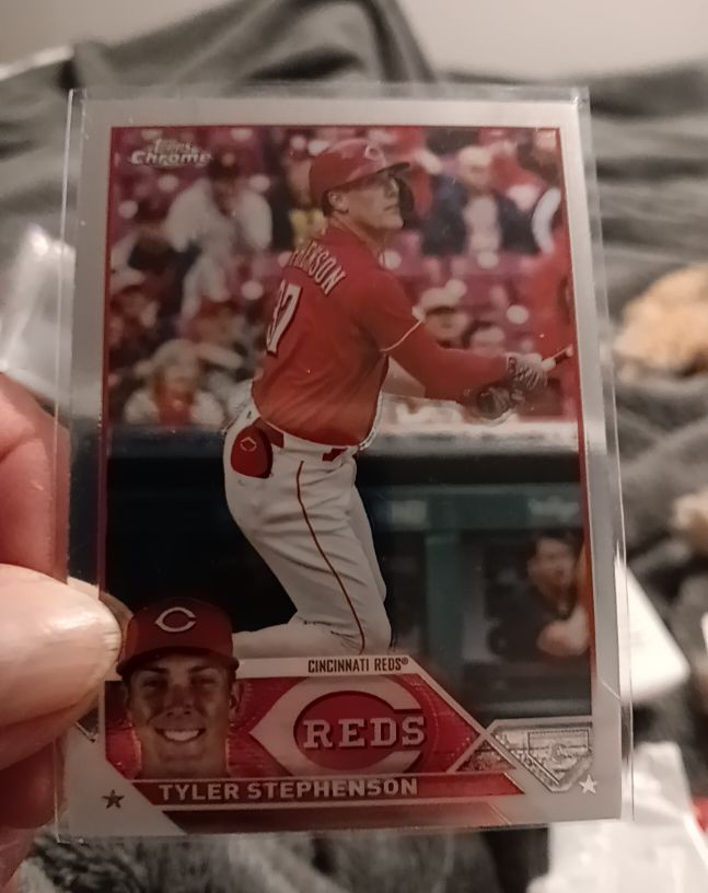 2023 Topps Chrome #162 Tyler Stephenson — front
