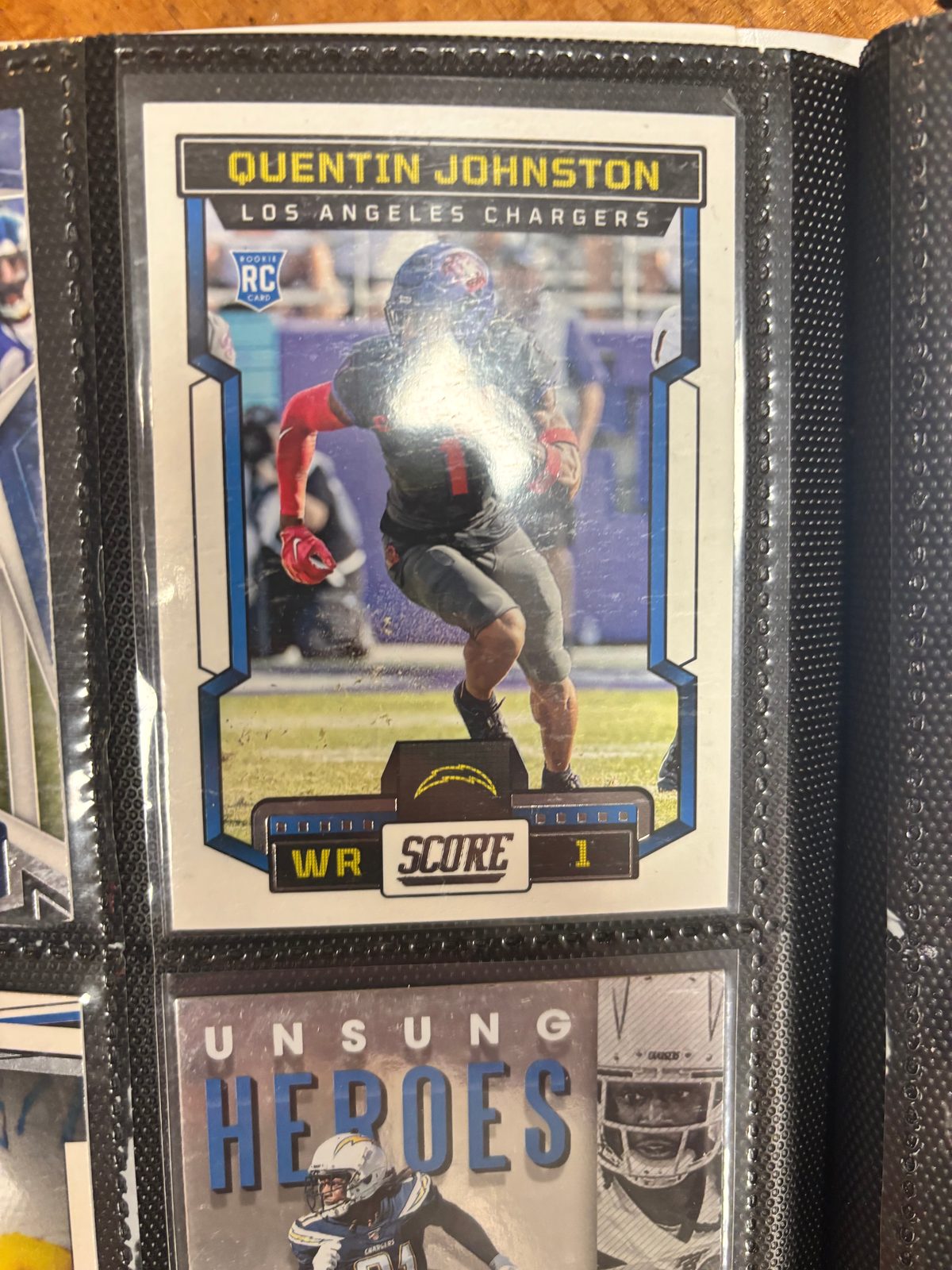 2023 Panini Score #345 Quentin Johnston — front