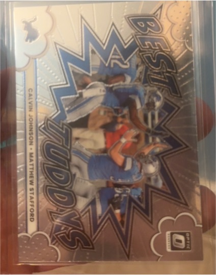 2025 Panini Donruss Optic #4 Calvin Johnson/Matthew Stafford Best Tuddys — front