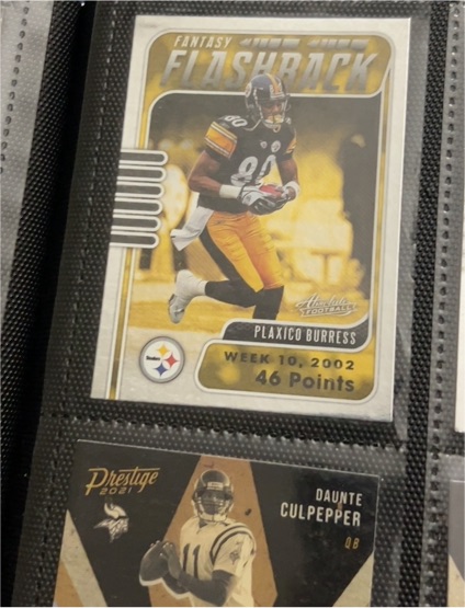 2020 Panini Absolute Fantasy Flashback #FF-PB Plaxico Burress — front