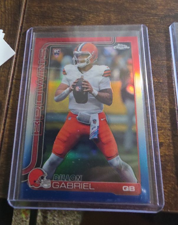 2025 Topps Chrome #317 Dillon Gabriel — front