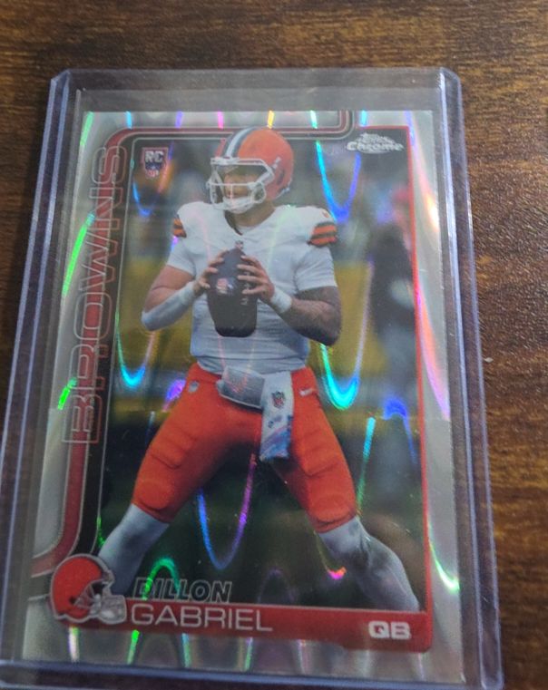 2025 Topps Chrome #317 Dillon Gabriel — front