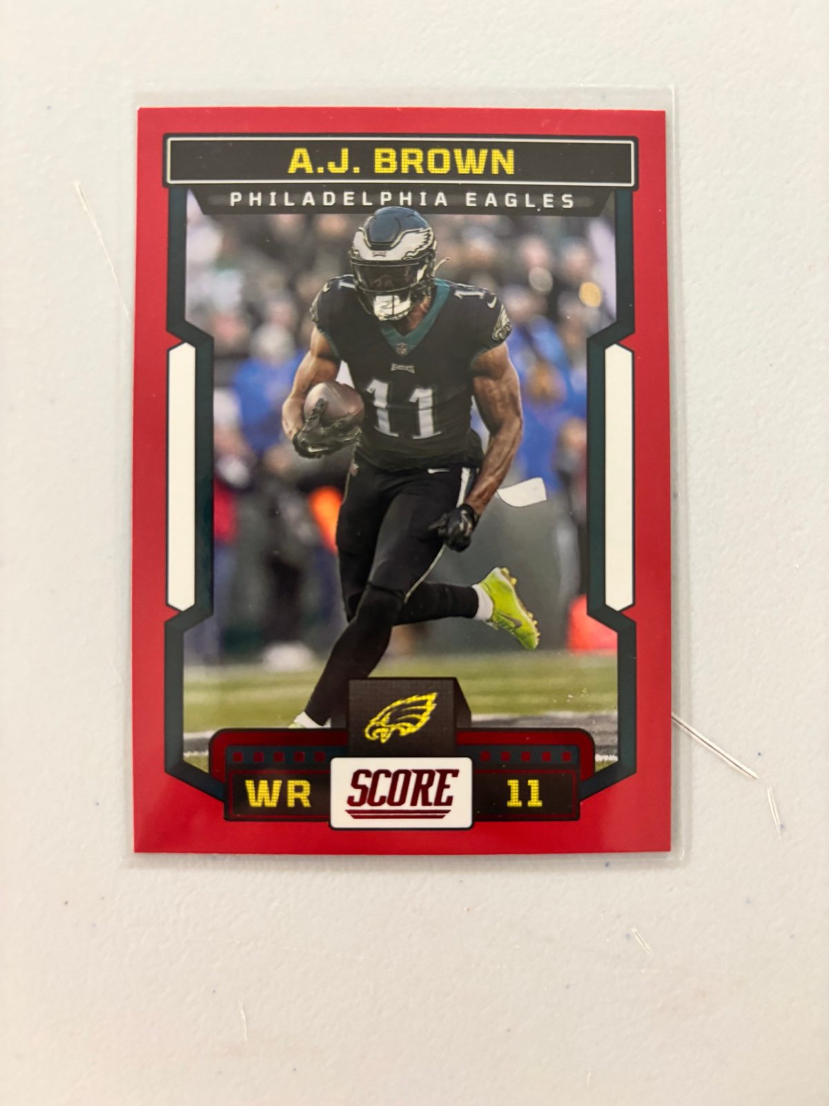2023 Panini Score #243 A.J. Brown Philadelphia Eagles — front