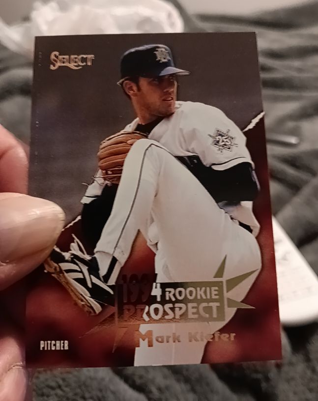 1994 Select #380 Mark Kiefer Rookie Prospect — front